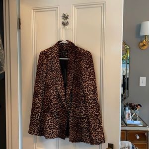 Leopard blazer